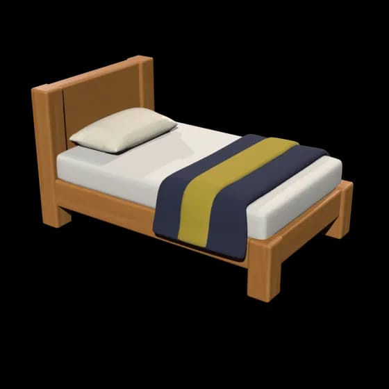 Kid’s bed, a Warlok prop output